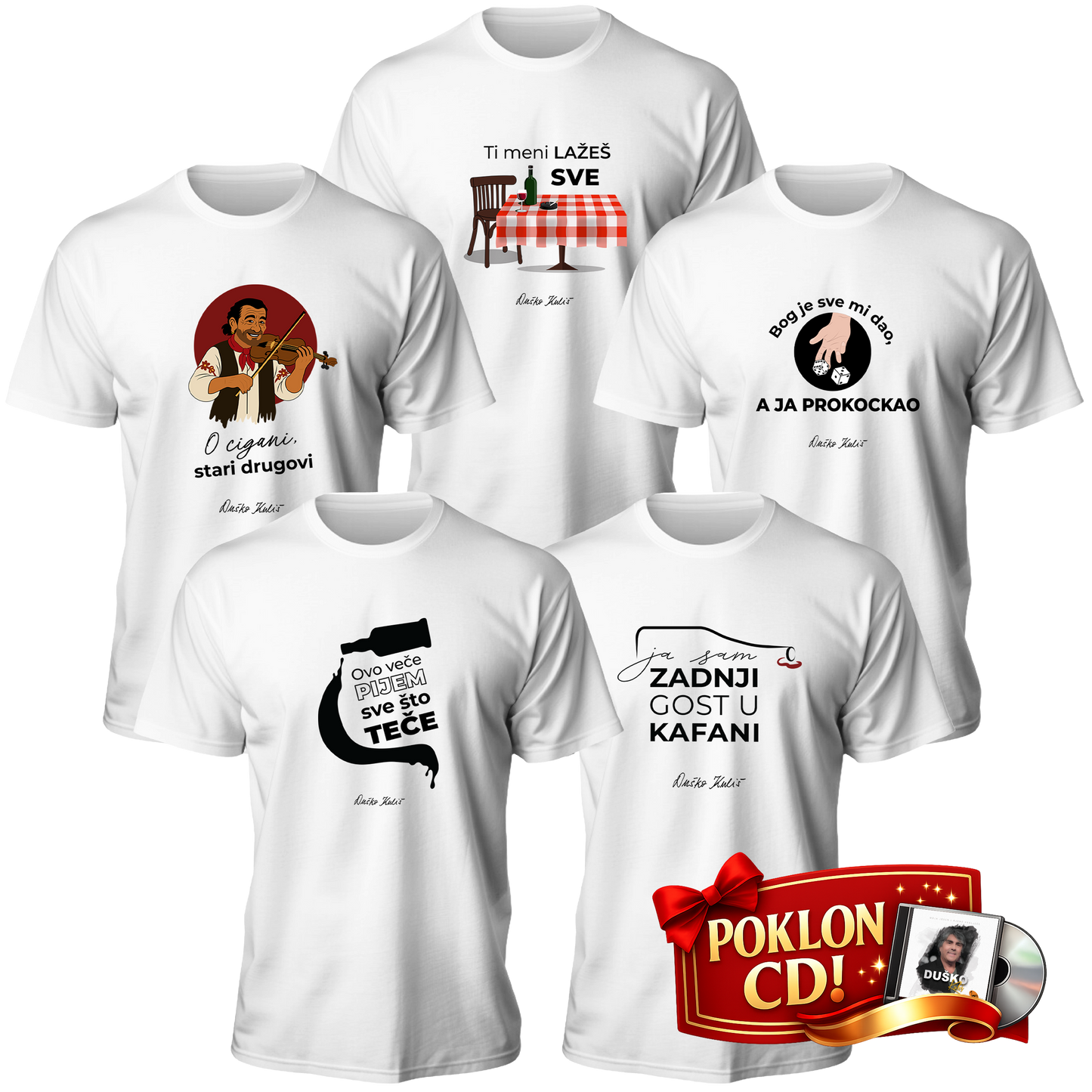 Kafanski komplet - Muške majice