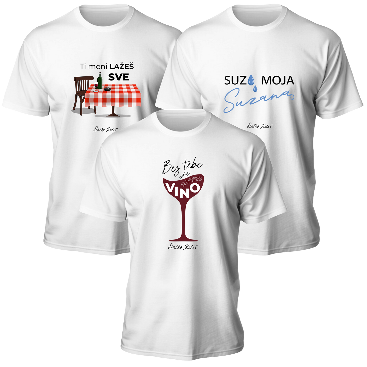 Komplet 80-te - Muške majice