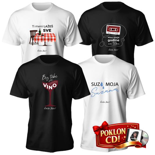 Komplet 80-te - Muške majice