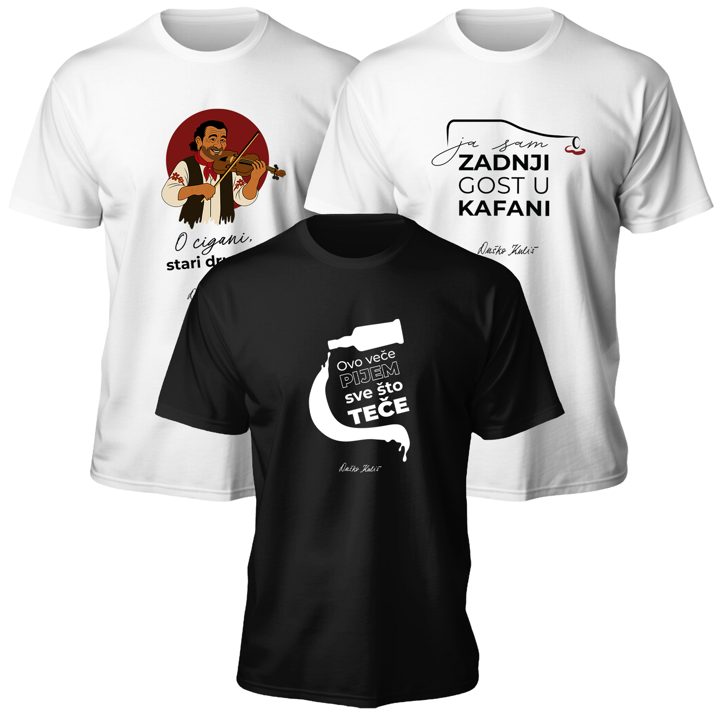 Kafanski komplet - Muške majice