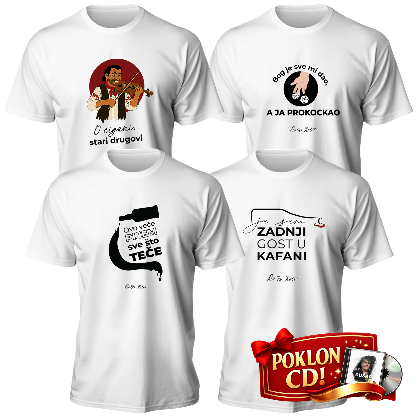 Kafanski komplet - Muške majice