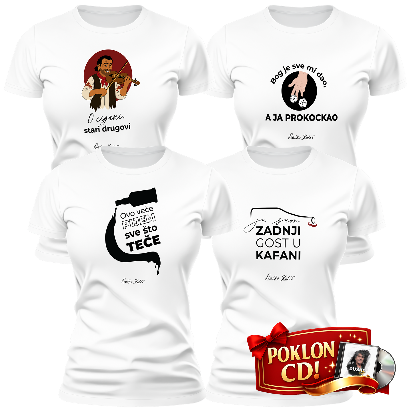 Kafanski komplet - Ženske majice