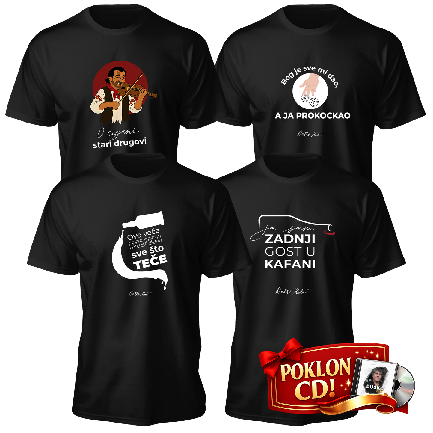 Kafanski komplet - Muške majice