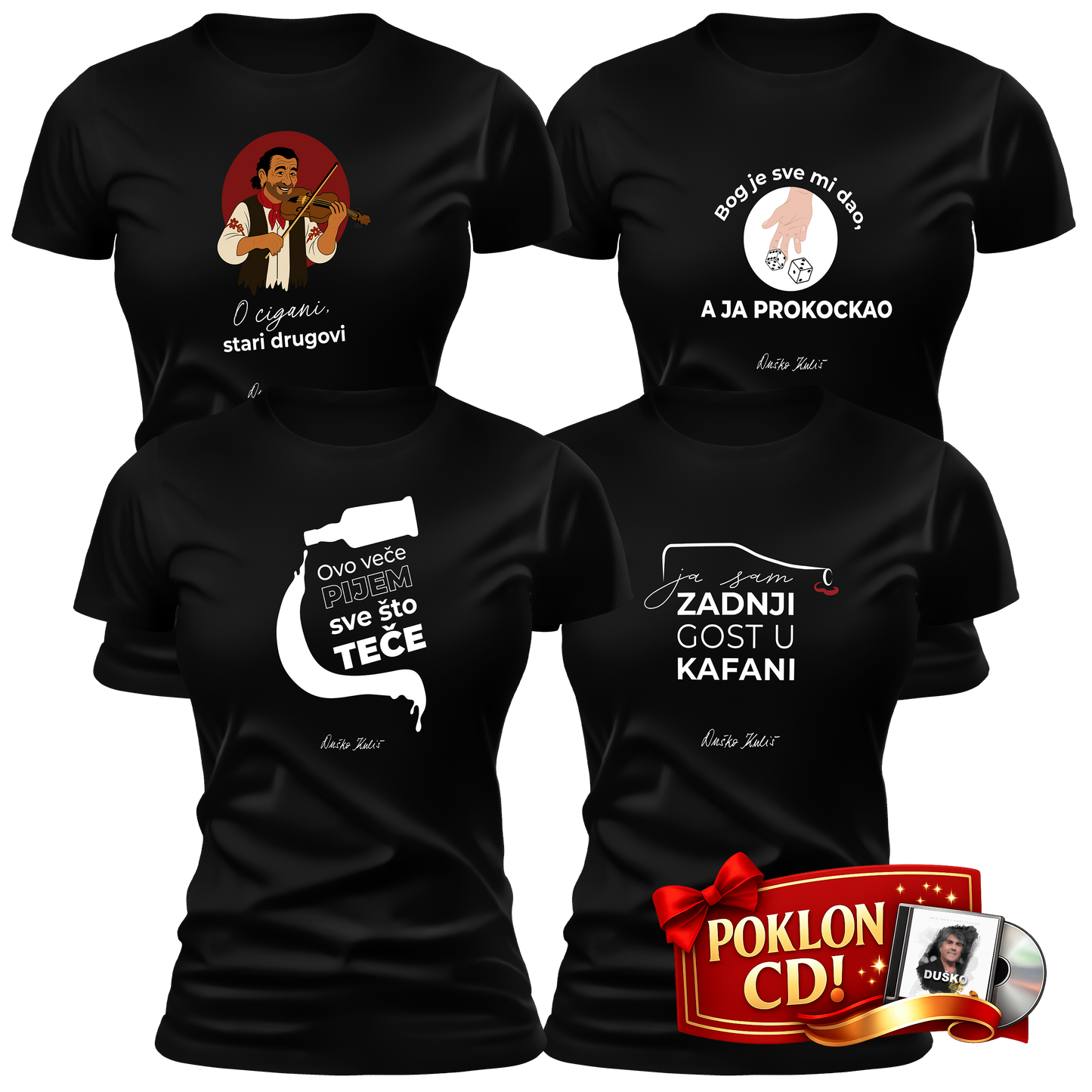 Kafanski komplet - Ženske majice