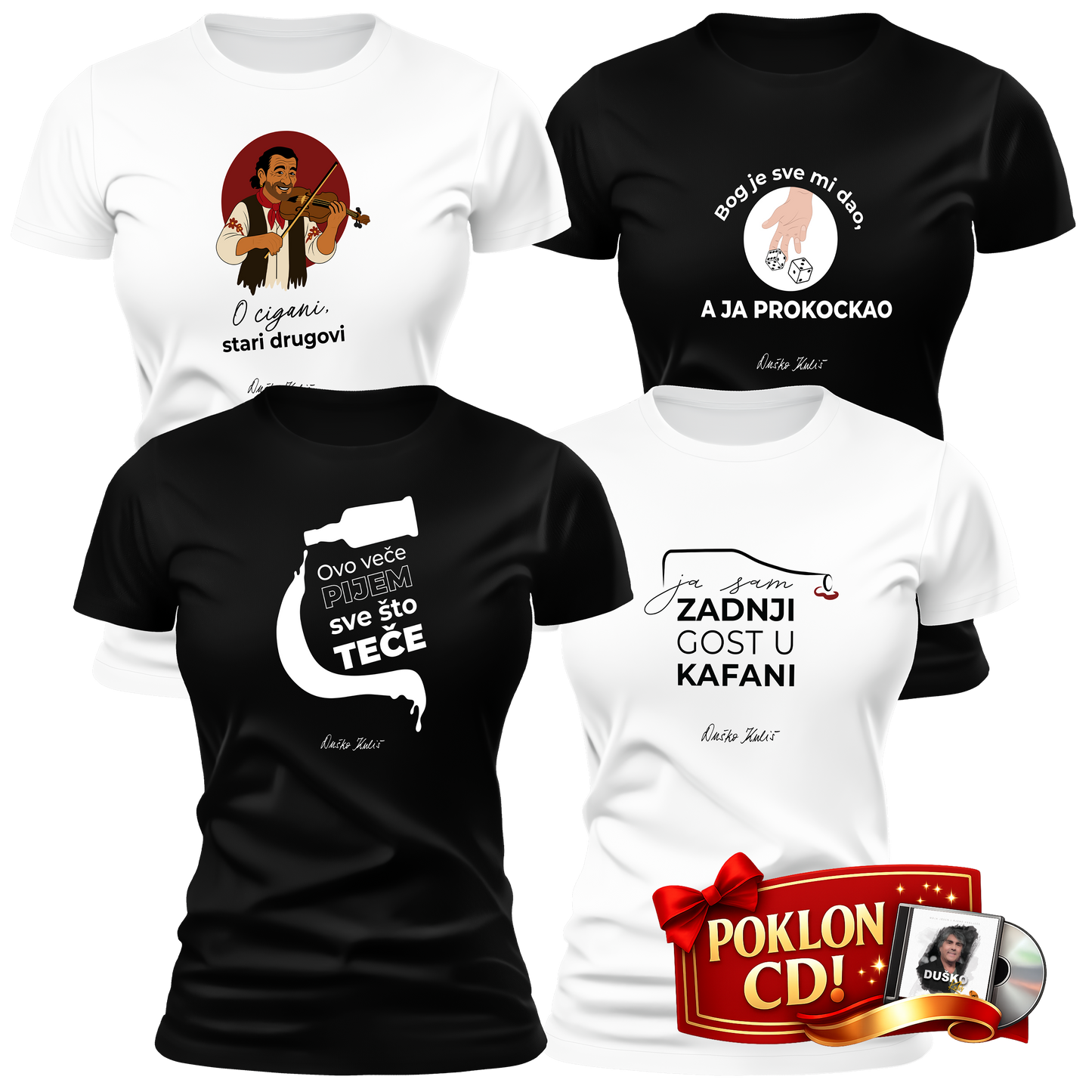 Kafanski komplet - Ženske majice