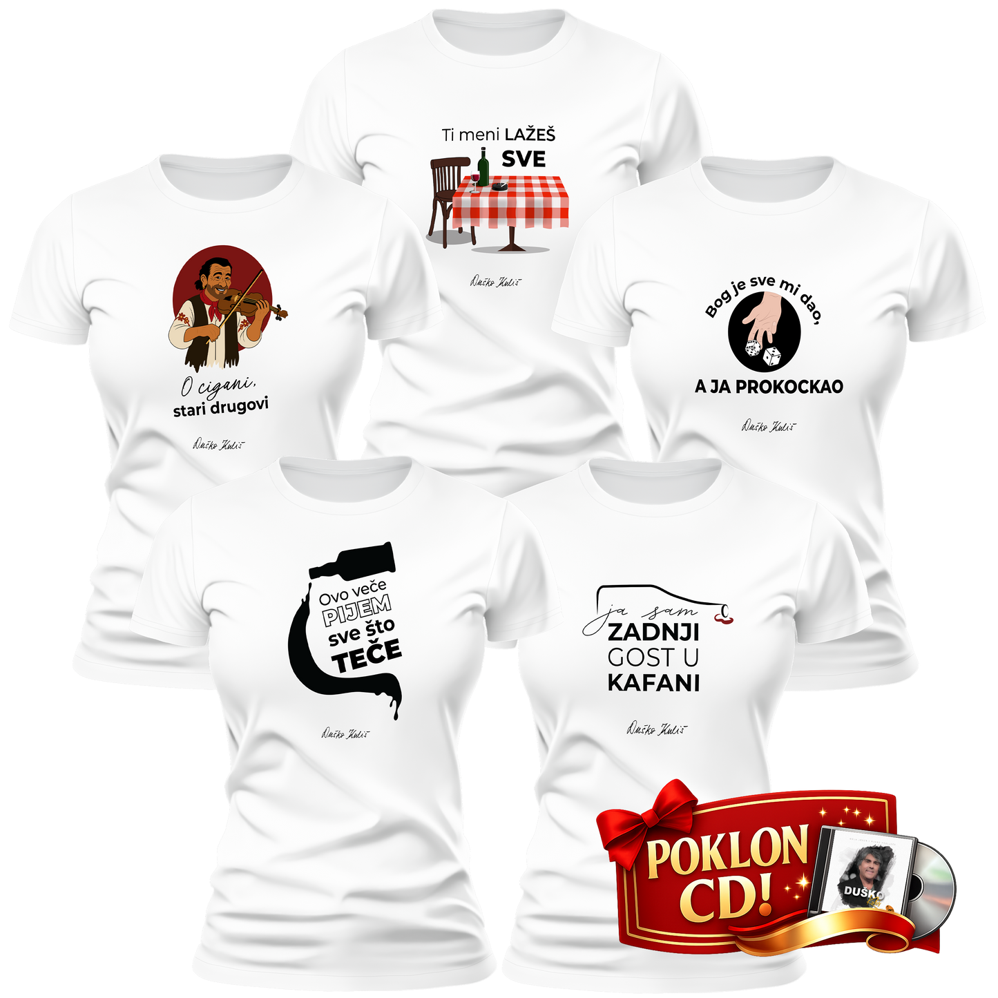 Kafanski komplet - Ženske majice