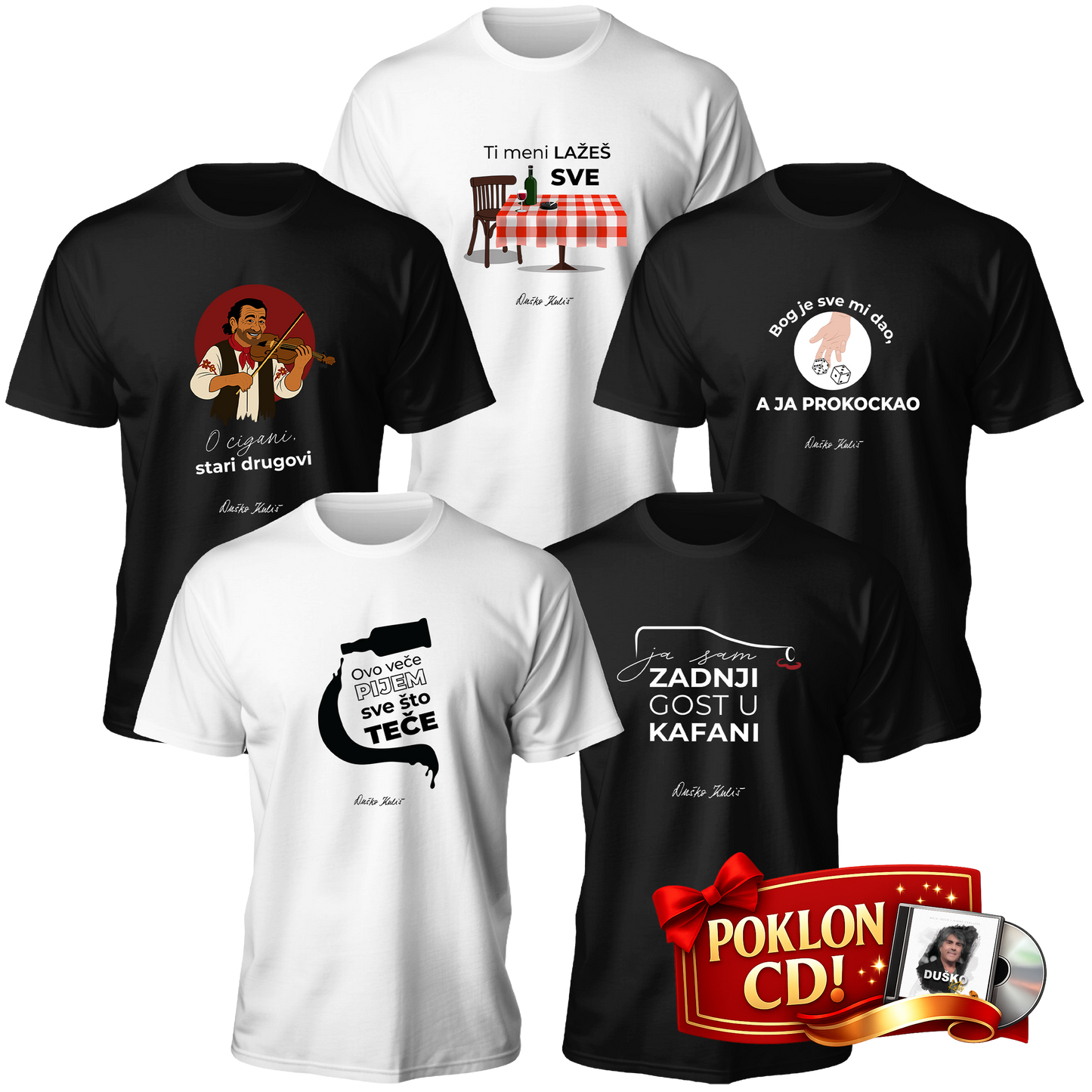 Kafanski komplet - Muške majice