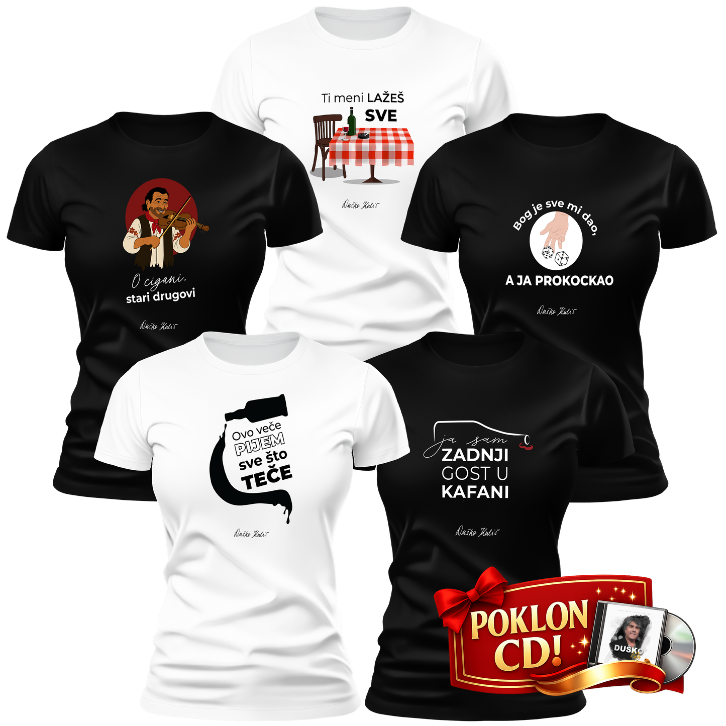 Kafanski komplet - Ženske majice