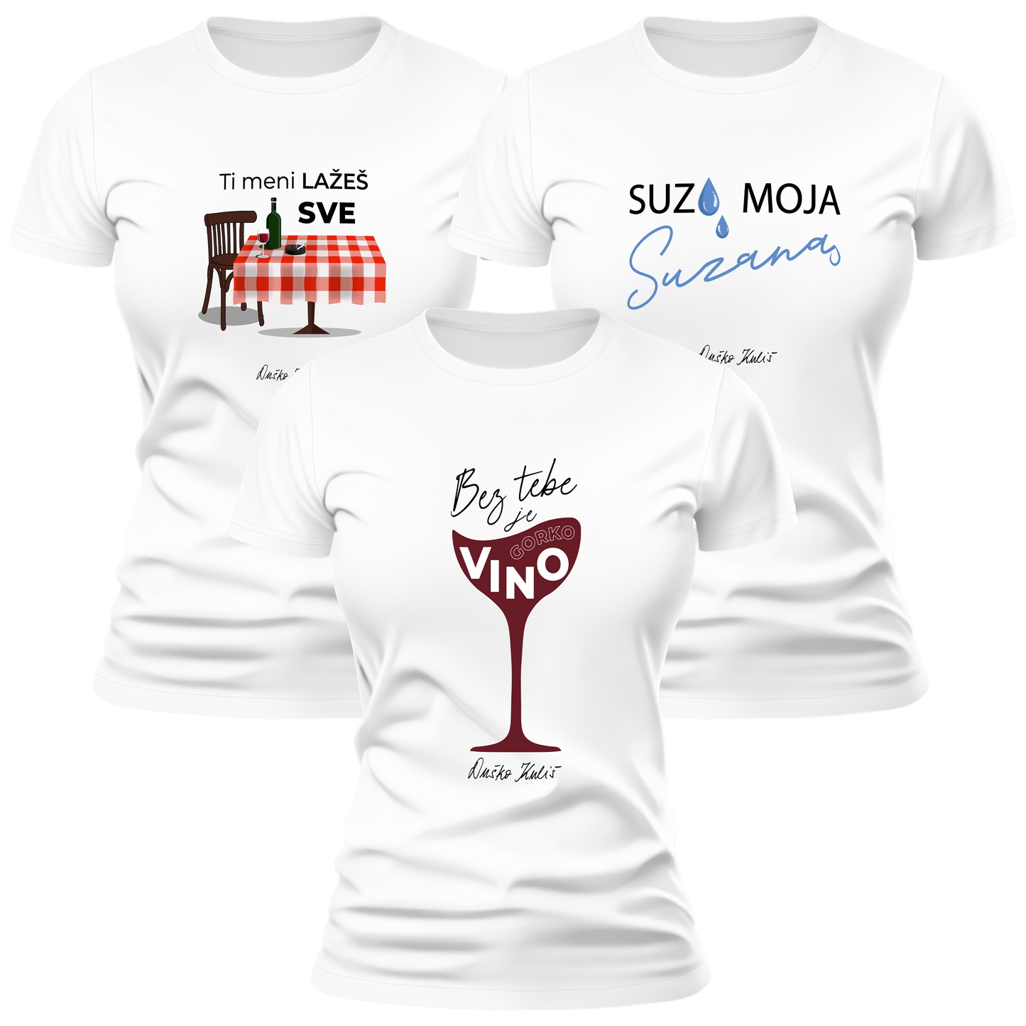 Komplet 80-te - Ženske majice