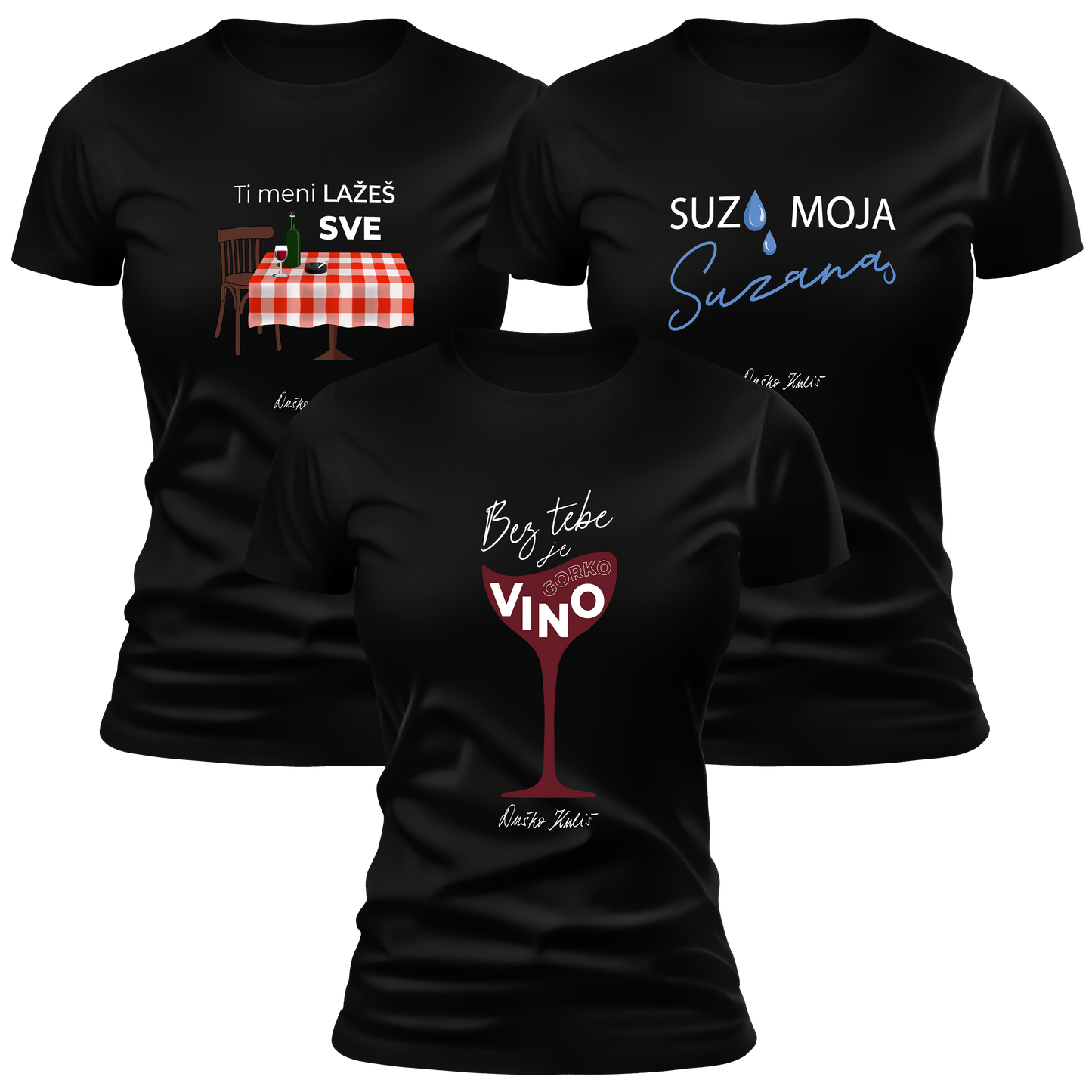 Komplet 80-te - Ženske majice