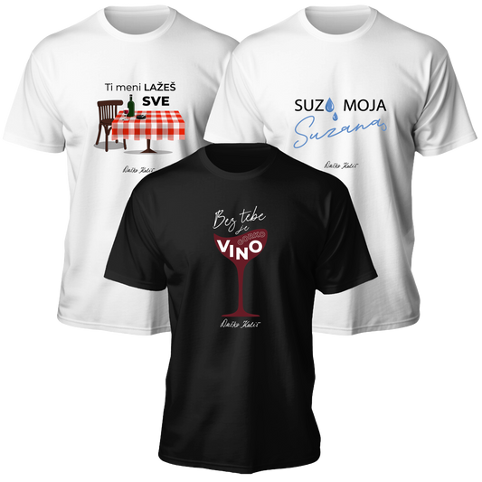 Komplet 80-te - Muške majice