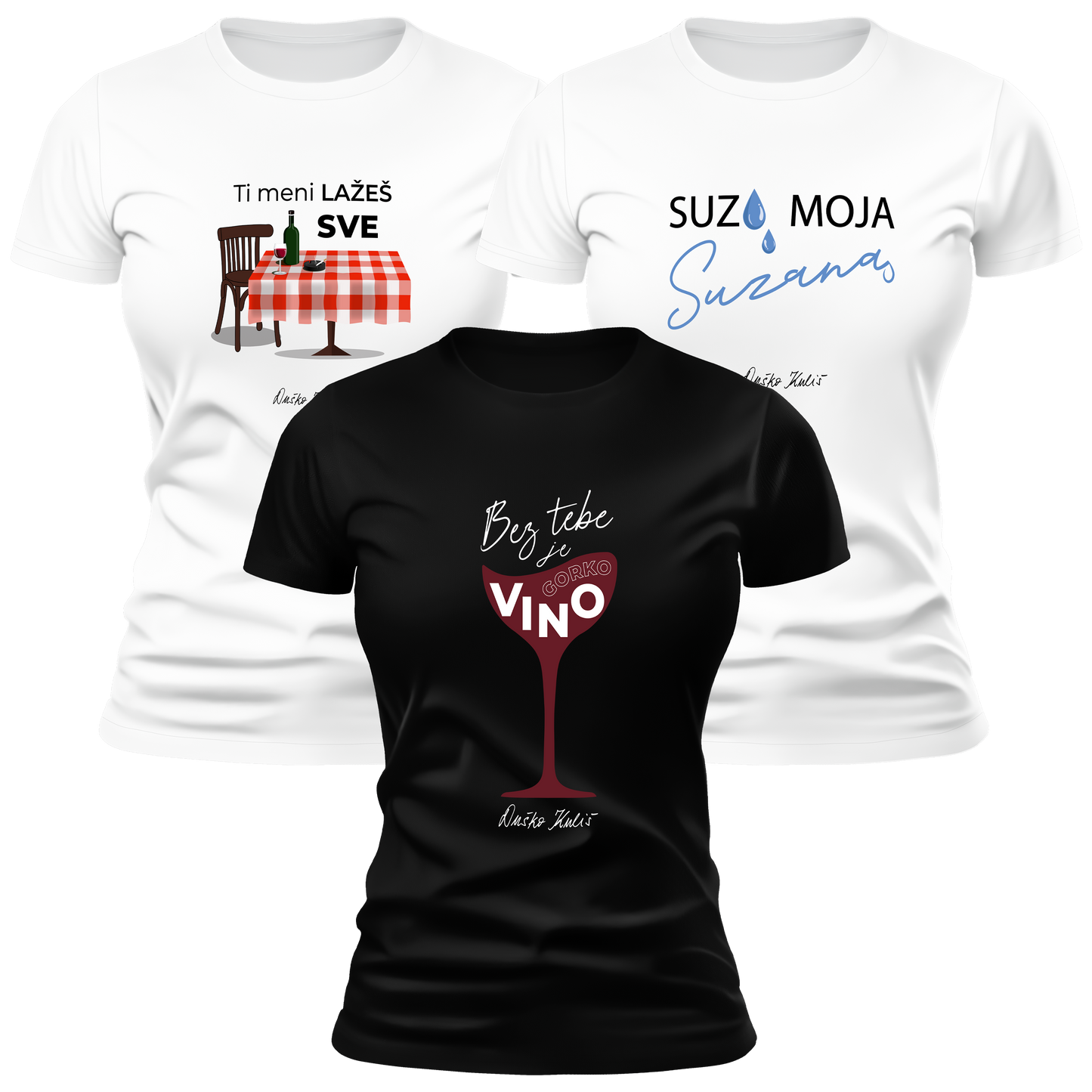 Komplet 80-te - Ženske majice