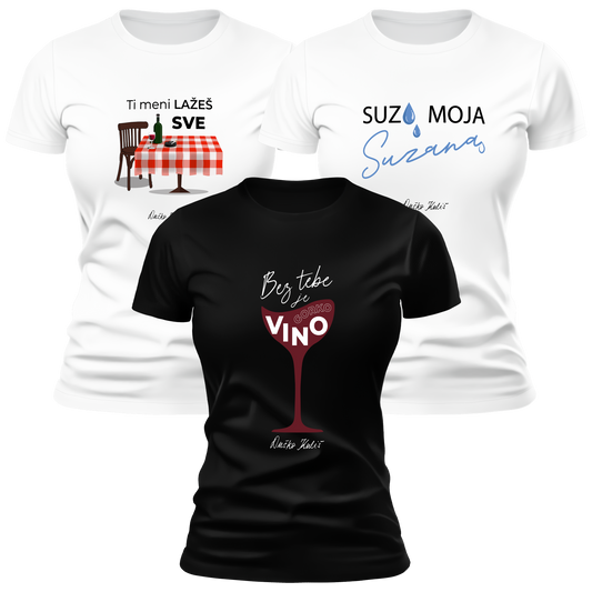 Komplet 80-te - Ženske majice