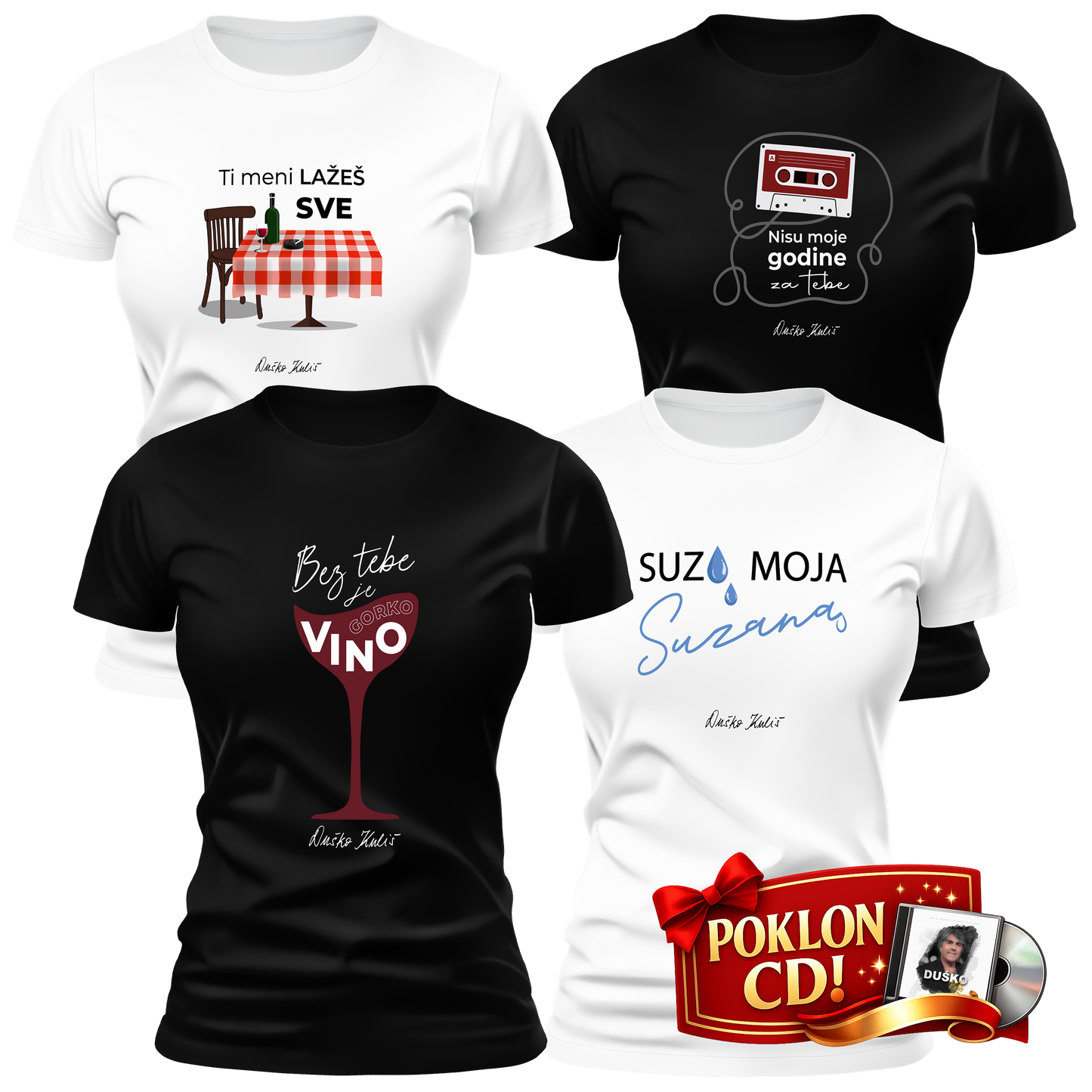 Komplet 80-te - Ženske majice