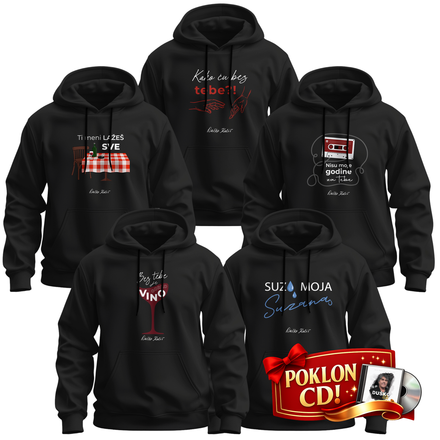 Komplet 80-te - Dukserice