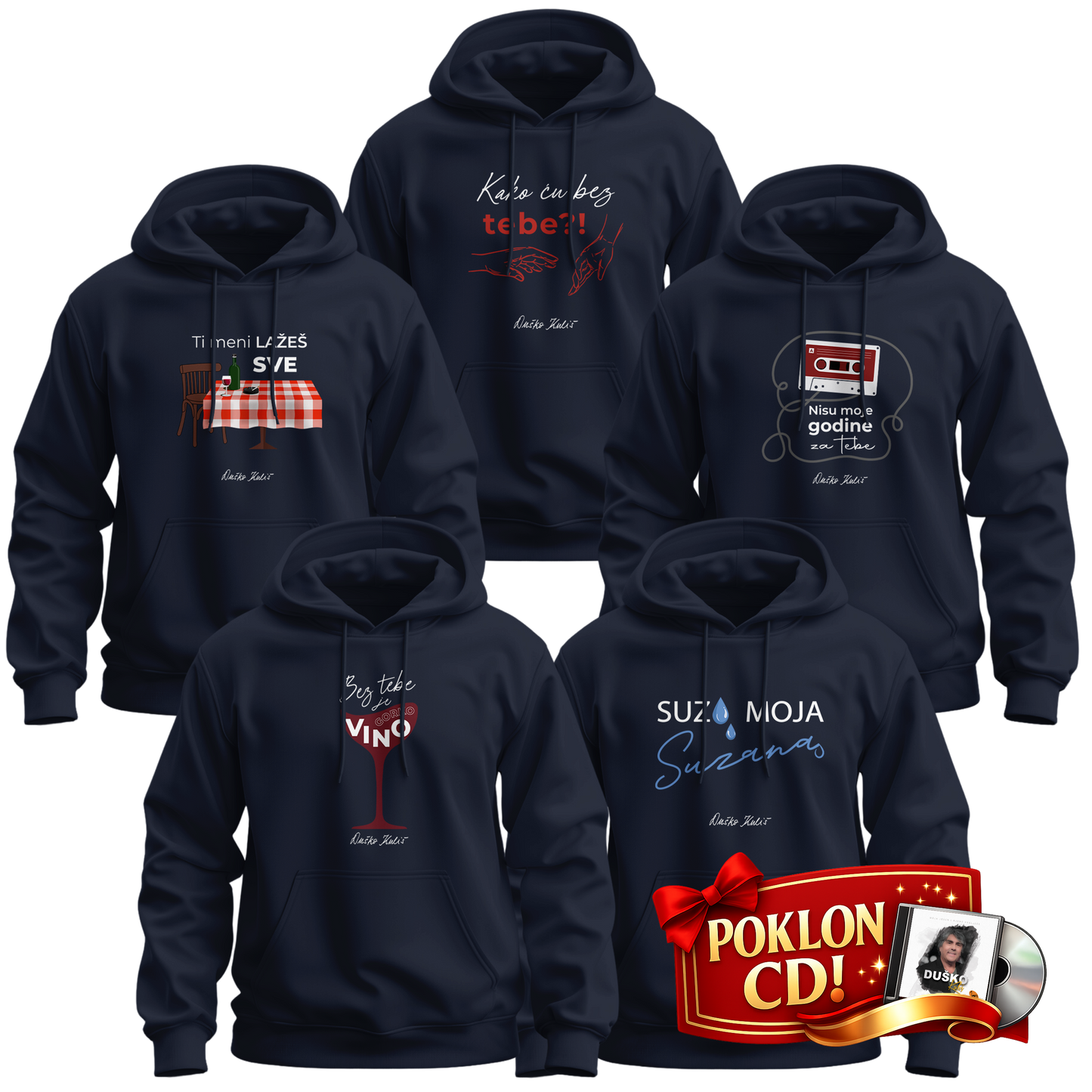 Komplet 80-te - Dukserice